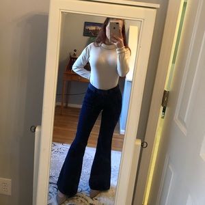 cream turtleneck